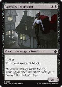 Vampire Interloper (0530) - Foundations - Magic: The Gathering card