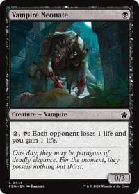 Vampire Neonate - Foundations - Magic: The Gathering card