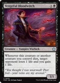 Vengeful Bloodwitch - Foundations - Magic: The Gathering card