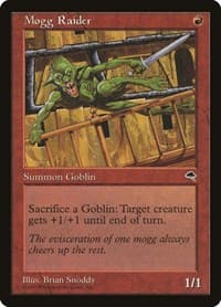 Mogg Raider - Tempest - Magic: The Gathering card