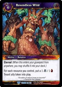 Boundless Wild - Throne of the Tides - WoW card