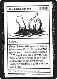 You Compleat Me - Mystery Booster 2 Playtest Cards - Magic: The Gathering card