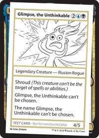 Glimpse, the Unthinkable - Mystery Booster 2 Playtest Cards - Magic: The Gathering card