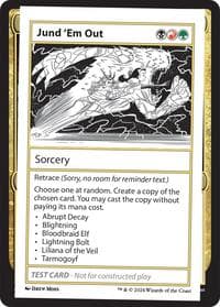 Jund 'Em Out - Mystery Booster 2 Playtest Cards - Magic: The Gathering card