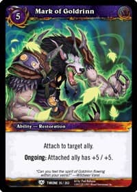 Mark of Goldrinn - Throne of the Tides - WoW card