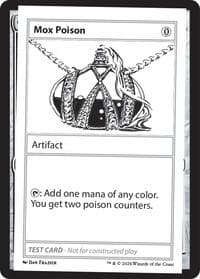 Mox Poison - Mystery Booster 2 Playtest Cards - Magic: The Gathering card