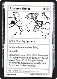 Arcanum Things - Mystery Booster 2 Playtest Cards - Magic: The Gathering card
