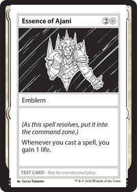 Essence of Ajani - Mystery Booster 2 Playtest Cards - Magic: The Gathering card