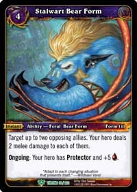 Stalwart Bear Form - Throne of the Tides - WoW card