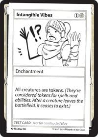 Intangible Vibes - Mystery Booster 2 Playtest Cards - Magic: The Gathering card