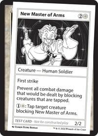 New Master of Arms - Mystery Booster 2 Playtest Cards - Magic: The Gathering card