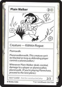 Plain Walker - Mystery Booster 2 Playtest Cards - Magic: The Gathering card