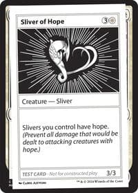 Sliver of Hope - Mystery Booster 2 Playtest Cards - Magic: The Gathering card