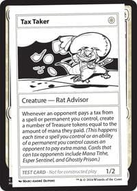 Tax Taker - Mystery Booster 2 Playtest Cards - Magic: The Gathering card