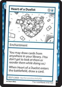 Heart of a Duelist - Mystery Booster 2 Playtest Cards - Magic: The Gathering card