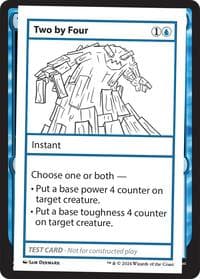 Two by Four - Mystery Booster 2 Playtest Cards - Magic: The Gathering card