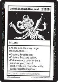 Common Black Removal - Mystery Booster 2 Playtest Cards - Magic: The Gathering card