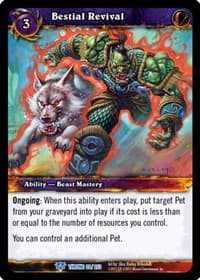 Bestial Revival - Throne of the Tides - WoW card