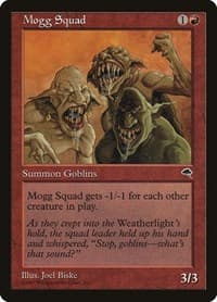 Mogg Squad - Tempest - Magic: The Gathering card