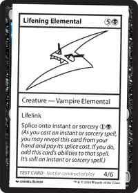 Lifening Elemental - Mystery Booster 2 Playtest Cards - Magic: The Gathering card
