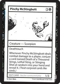 Pinchy McStingbutt - Mystery Booster 2 Playtest Cards - Magic: The Gathering card