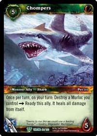 Chompers - Throne of the Tides - WoW card