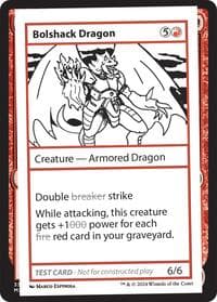 Bolshack Dragon - Mystery Booster 2 Playtest Cards - Magic: The Gathering card