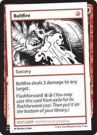 Boltfire - Mystery Booster 2 Playtest Cards - Magic: The Gathering card