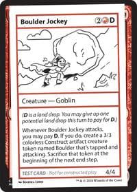 Boulder Jockey - Mystery Booster 2 Playtest Cards - Magic: The Gathering card