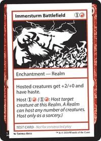 Immersturm Battlefield - Mystery Booster 2 Playtest Cards - Magic: The Gathering card
