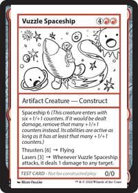 Vuzzle Spaceship - Mystery Booster 2 Playtest Cards - Magic: The Gathering card