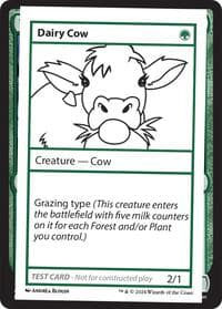 Dairy Cow - Mystery Booster 2 Playtest Cards - Magic: The Gathering card