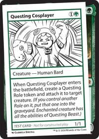 Questing Cosplayer - Mystery Booster 2 Playtest Cards - Magic: The Gathering card