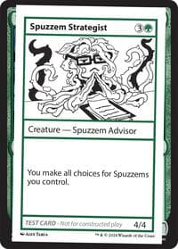 Spuzzem Strategist - Mystery Booster 2 Playtest Cards - Magic: The Gathering card