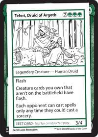 Teferi, Druid of Argoth - Mystery Booster 2 Playtest Cards - Magic: The Gathering card