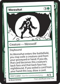 Werewhat - Mystery Booster 2 Playtest Cards - Magic: The Gathering card