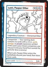 Lutri, Pauper Otter - Mystery Booster 2 Playtest Cards - Magic: The Gathering card