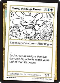 Narod, the Beige Flower - Mystery Booster 2 Playtest Cards - Magic: The Gathering card
