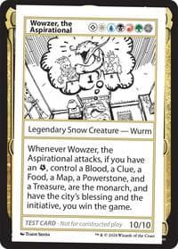Wowzer, the Aspirational - Mystery Booster 2 Playtest Cards - Magic: The Gathering card