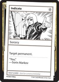 Indicate - Mystery Booster 2 Playtest Cards - Magic: The Gathering card