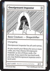 Omnipresent Impostor - Mystery Booster 2 Playtest Cards - Magic: The Gathering card