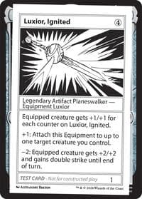 Luxior, Ignited - Mystery Booster 2 Playtest Cards - Magic: The Gathering card