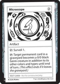 Microscope - Mystery Booster 2 Playtest Cards - Magic: The Gathering card