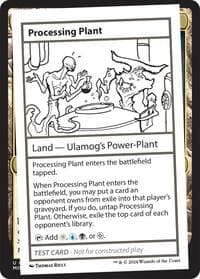 Processing Plant - Mystery Booster 2 Playtest Cards - Magic: The Gathering card