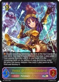 Feena, Dynamite Daredevil - Shadowverse: Evolve Promo Cards - Shadowverse: Evolve card