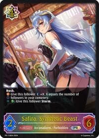 Safira, Synthetic Beast - Shadowverse: Evolve Promo Cards - Shadowverse: Evolve card