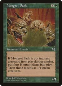 Mongrel Pack - Tempest - Magic: The Gathering card