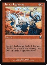 Forked Lightning - The List Reprints - Magic: The Gathering card