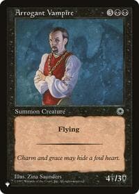 Arrogant Vampire - The List Reprints - Magic: The Gathering card