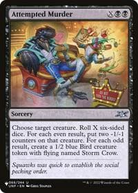 Attempted Murder - The List Reprints - Magic: The Gathering card